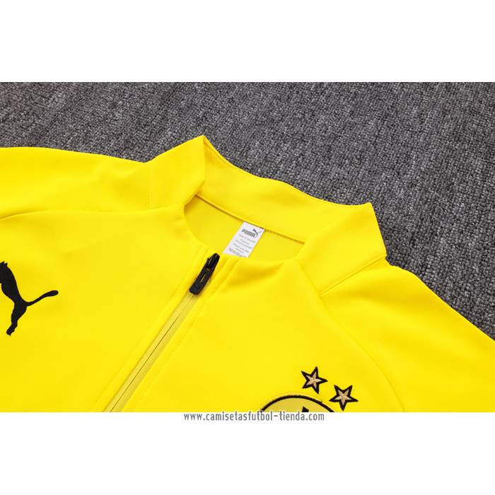 Chandal de Chaqueta del Borussia Dortmund 2023 2024 Amarillo